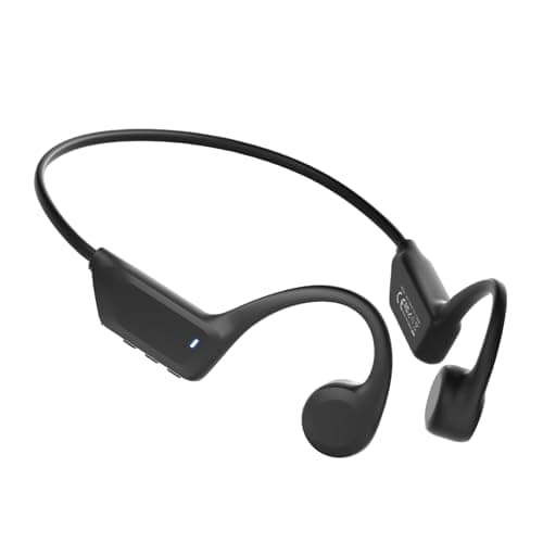 Gelecek 2026 New Bone Conduction Open-Ear Headphones,Bluetooth 6.0,IPX5 Waterproof,8 Hrs Battery Life,Comfortable Sports Earphones for Running,Gym.