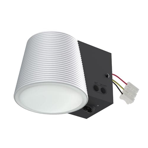 SOTTLOT Outdoor Light Fixture, AC/Solar Hybrid Charging Porch Light Outdoor Dimmable, 2700K/4000K/6500K, PIR Motion Sensor, 1000LM Outdoors Sconce Lights Waterproof for Door Yard Garage, White,1pcs