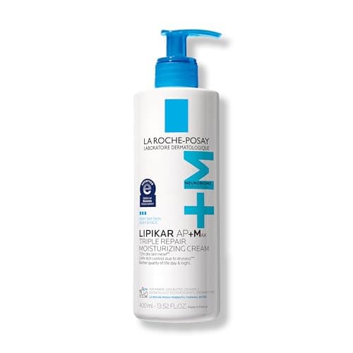 La Roche-Posay Lipikar AP+MAX Triple Repair Moisturizing Body Cream | Face & Body Lotion for Dry Skin with Shea Butter & Niacinamide | Gentle Moisturizer for Very Dry, Rough & Sensitive Skin, 400ml