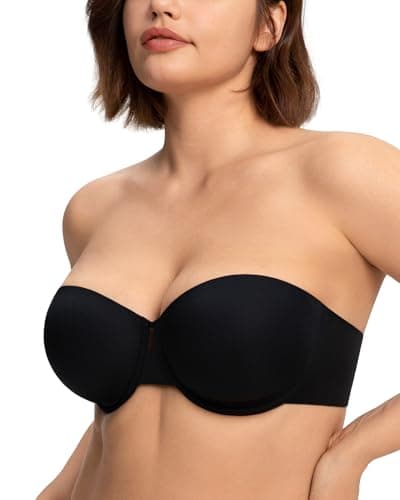 HSIA Strapless Bra for Large Breasts, Plus Size Minimizer Push Up Underwire