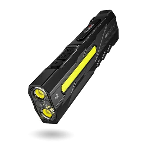 WARSUN T9PRO Rechargeable Pocket Flashlight, 1500 Lumen EDC Flashlight
