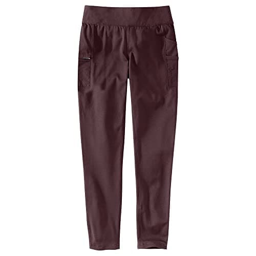 Carhartt Womens Force Fitted Lightweight Utility Leggings, BlackBerry, Small US