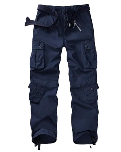 GSGGIG Womens Cargo Pants with Pockets Outdoor Casual Ripstop Camo Military Combat Construction Work Pants G2039G Royal Blue 18
