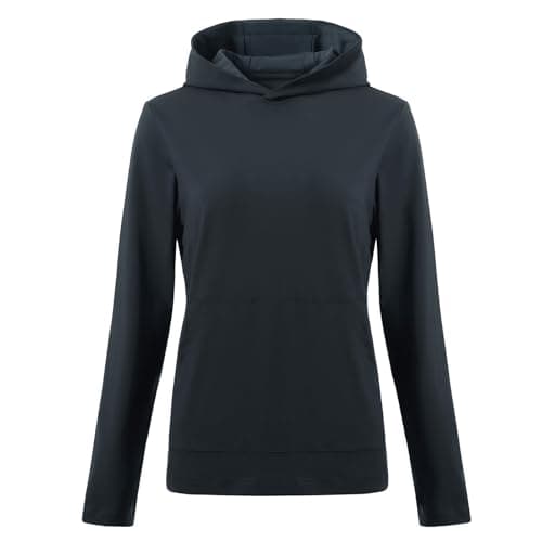 M MAELREG Womens Sweatshirts Outdoor Hiking Workout Performance Hooded Sport Casual Fall Golf Hoodies for Women Dark Grey