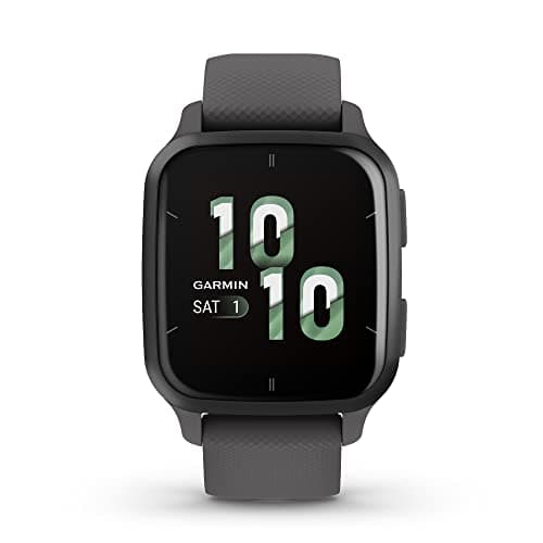 Garmin Venu® Sq 2 GPS Smartwatch - AMOLED Display, All-Day Health Monitoring, Long Battery Life, Activity & Heart Rate Tracker, Slate and Shadow Gray
