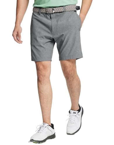 M MAELREG Golf Shorts Casual Quick Dry Lightweight Soft Flat Front Sports Business Pocket 7 inch Inseam Polo Shorts for Men