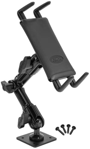 ARKON Heavy Duty Midsize Tablet Drill Base Mount for Galaxy Tab 4 3 7.0 8.0 Tab S iPad mini Retail Black (SM6HD006)