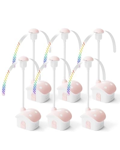 Gaiatop Fly Fans for Tables, Fly Repellent Fans Battery Powered Bug Fan Indoor Outdoor Portable Table Fly Fans for Picnic, Party, BBQ, Kitchen and Restaurants 6 Pack