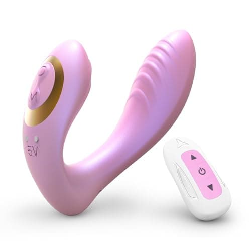 Tracy's Dog Wearable Clitoral G Spot Vibrator, Remote Control Adult Toys for Women Couples, Flexible Vibrating Panty with 10 Vibrations, Powerful Quiet Dual Stimulator, Erotic Massage