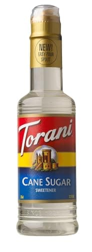 Torani Flavored Drink Syrup, Cane Sugar Sweeteners, 12.7 Fl Oz (Pack of 4)