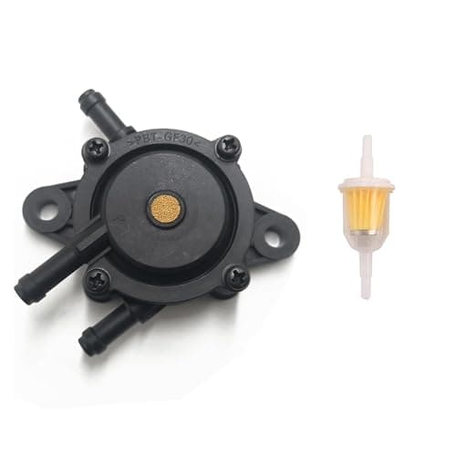 Fuel Pump with Fuel Filter for Kohler 24 393 04-S 24 393 16-S 17HP-25 HP for Fits 491922 691034 692313 808492 808656 For Honda 16700-Z0J-003 For Kawasaki 49040-7001 Engine