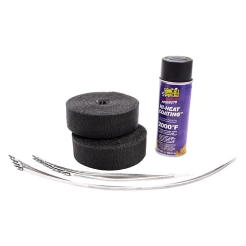 Thermo-Tec 19222 Black 2" Exhaust Wrap Kit, 2 Rolls