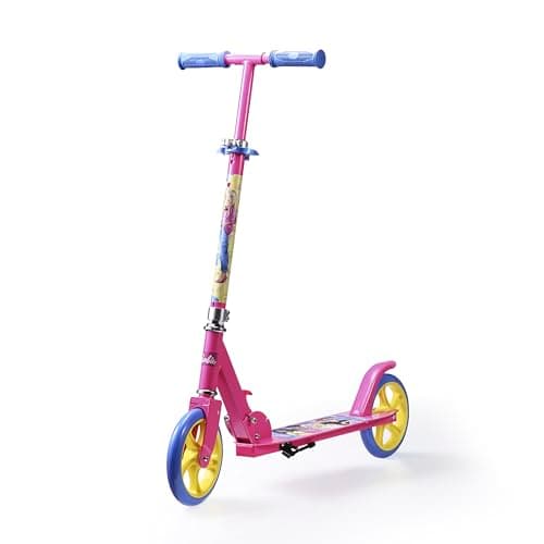 Barbie Scooter, Scooter for Kids with 200mm PU Wheels, ABEC-7 Bearings, Lightweight PP, Alum & Steel Body, Designed for Kids & Teens, Ultimate Riding Experience