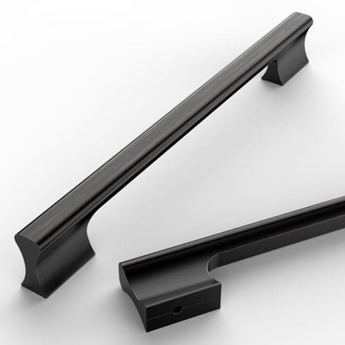 Asidrama 10 Pack 7.5 Inch(192mm) Oil Rubbed Bronze Kitchen Cabinet Handles, Cabinet Pulls Kitchen Cabinet Hardware Cupboard Handles Drawer Pulls