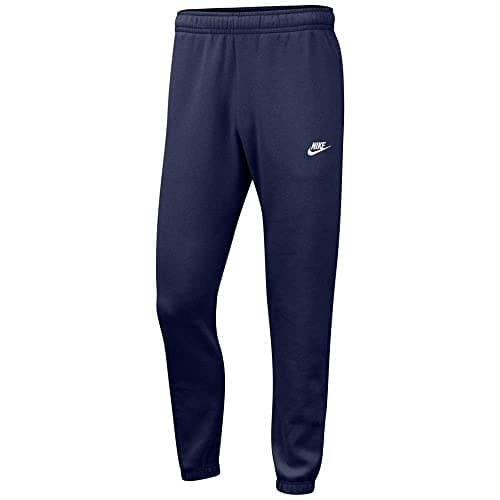 Nike Men's Club Open-Hemmed Pants Navy | Navy | White 2XL