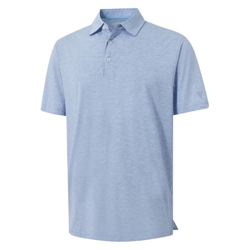 M MAELREG Performance Polo Shirts for Men Soft Lightweight Golf Quick Dry Moisture Wicking Collared Polo Shirt
