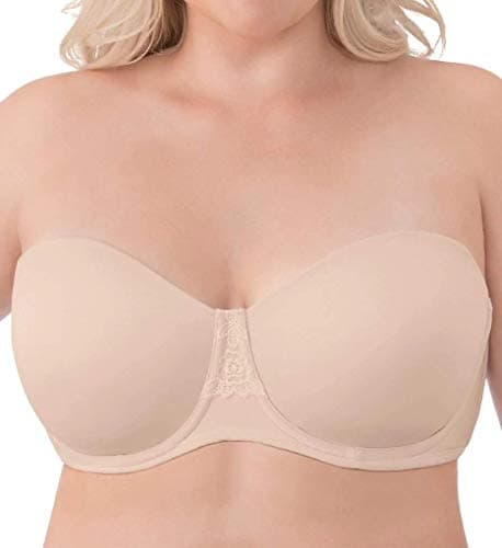 Vanity Fair womens Beauty Back Smoothing Strapless (34b - 44dd) Bra, Rose Beige, 34C US