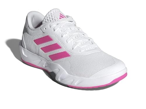 Adidas Women's Amplimove Trainer, White/Lucid Pink/Grey, 5