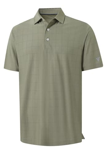 M MAELREG Golf Shirts for Men Dry Fit Performance Moisture Wicking Casual Mens Polo Shirts Short Sleeve