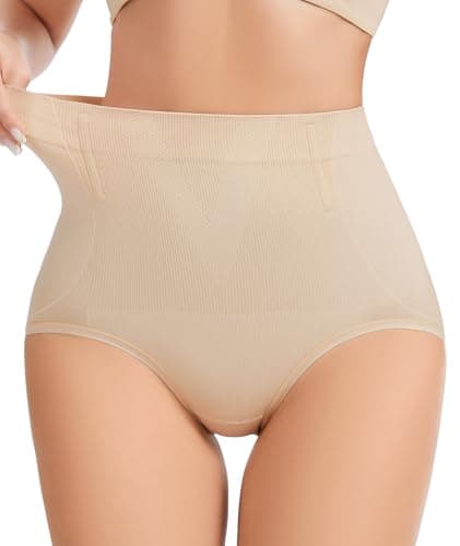 FVACPJ Tummy Control Shapewear Panties - High Waisted Shapewear Underwear for Women Body Shaping Briefs Seamless Panty Girdle