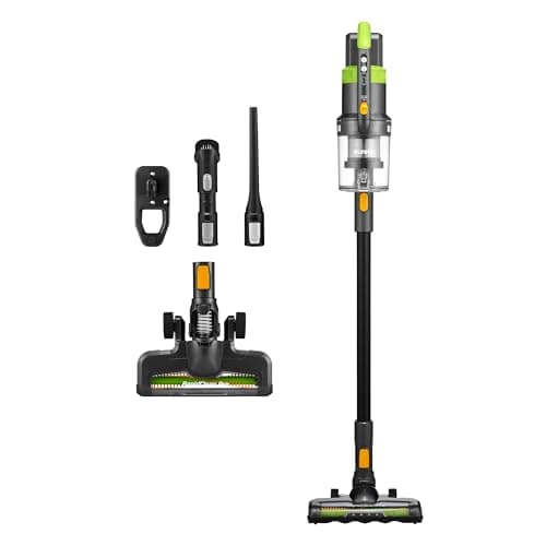 Eureka RapidClean Pro Cordless Vacuum Cleaner for Hard Floors, Lightweight Stick Vacuum LED Headlights, Convenient Stick and Handheld Vac, Green, NEC285GR