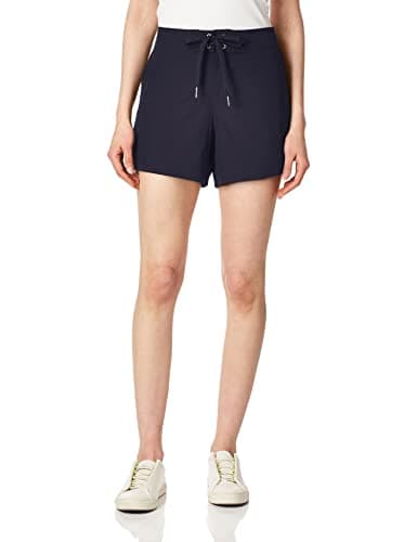 Nautica Women's Board Shorts 4.5” Inseam – Quick-Dry Swim Shorts with UPF Protection, Surf, Pool & Beach Wear, Bikini Cover-Up, Deep Sea, X-Large