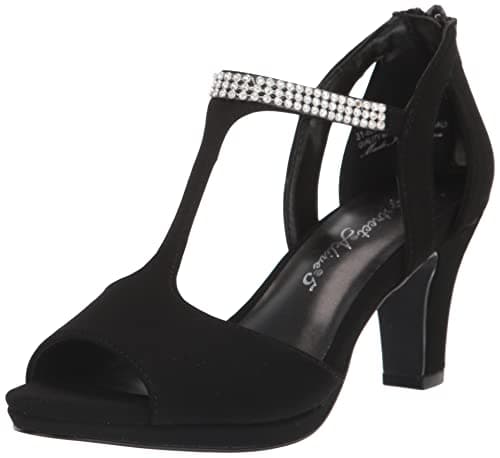 Easy Street Women's Flash Open Toe T-Strap Platform Dress Sandal