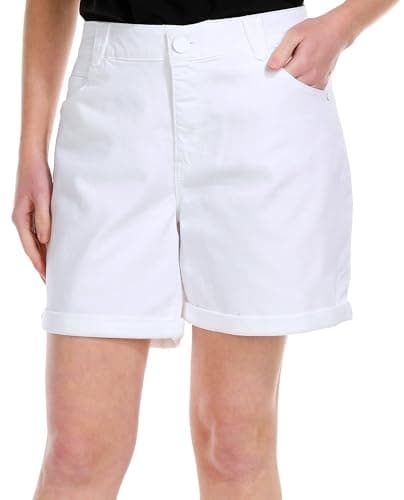 Democracy Women's 7" "Ab Solution Short Shorts, Optic White, 8