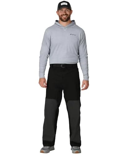 FROGG TOGGS mens Pilot Ii Guide Pant Pro Advantage Bib, Black/Charcoal, Large US