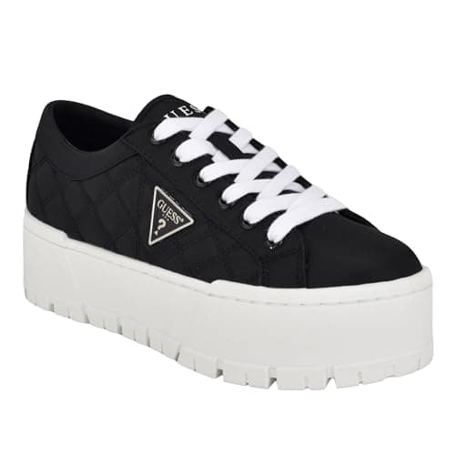 Guess Women's TESIE Sneaker, Black 001, 10