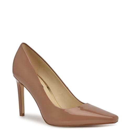 Nine West Women's Oraye Pump, Medium Natural Patent 101, 9.5