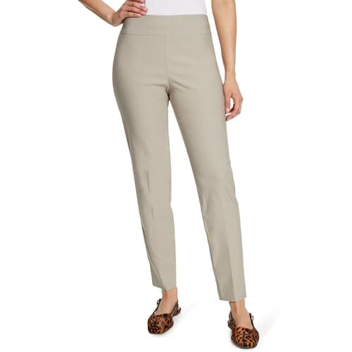 Gloria Vanderbilt Women Pull On Tummy Slimmer Trouser Pant Standard