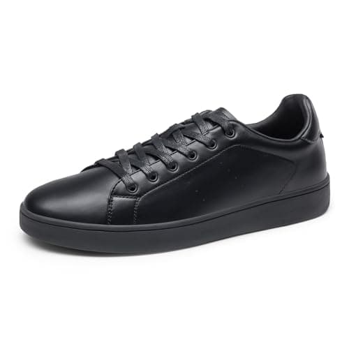 Bruno Marc Men's Casual Dress Sneaker Business Casual Shoes for Men Comfortable Lightweight Lace Up Fashion Sneakers Tennis Shoes WaveFlex CoreLux,Size 9,All Black,BMUMFN2519