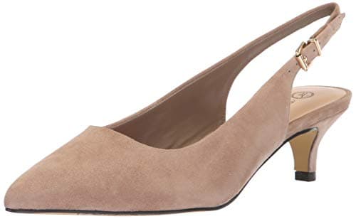 Bella Vita Women's Scarlett Slingback Pump Shoe, Almond KDSD, 8.5 W US