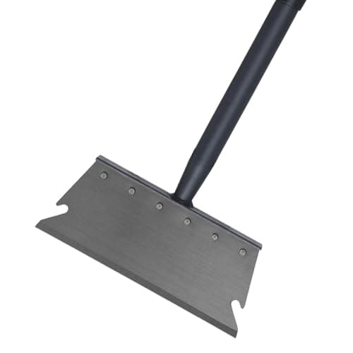 Garden Shovel, Ice Scraper, Multifunctional Cleaning Shovel with 59" Adjustable Handle Heavy Duty Garden Tool for Lawn Edging, Scraping, Weed and Ice Removal