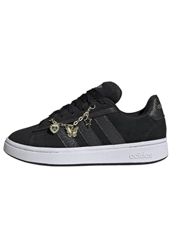 adidas Women's Grand Court Alpha 00s, Black/Black/White, 6.5