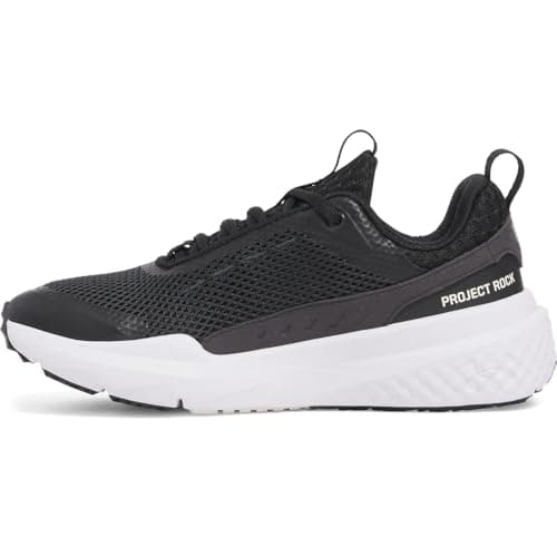 Under Armour Women's Project Rock Blood Sweat Respect 5, (001) Black/White/Stone, 8.5, US