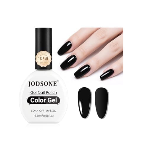 JODSONE Gel Nail Polish 16.5ml Black Art Design Manicure Salon DIY at Home Soak Off U V LED Gel Polish Nail