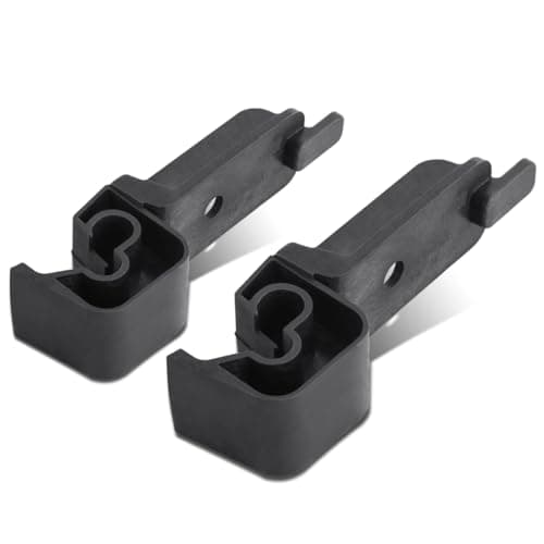 GM2508120 2 PCS Factory Style Headlight Mount Bracket Compatible with Chevy Silverado 1500 2500 3500 2007-2014, Driver and Passenger Side, Bare Black