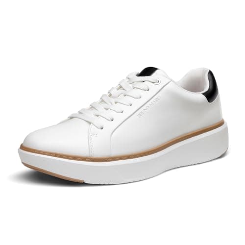 Bruno Marc Men's Dress Fashion Sneakers Casual Shoes,Size 9.5,White,SBFS2418M