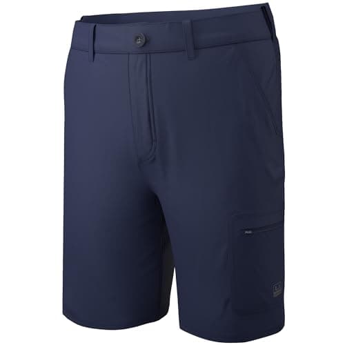 HUK Mens Next Level 10.5" Short, Quick-Drying Fishing Shorts for Men, Naval Academy, Small