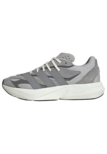 adidas Mens Lightstride Sportswear, Grey/Grey/Iron Metallic, 5.5