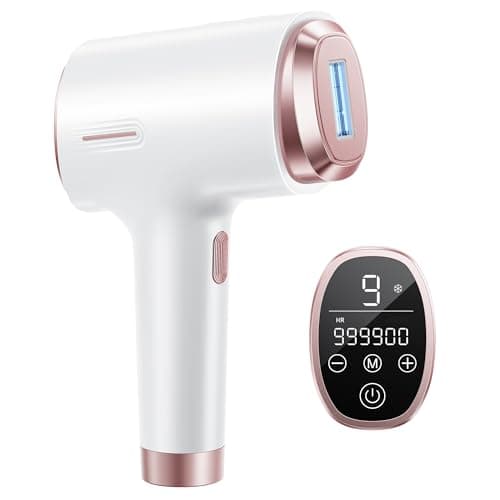 Ubroo IPL Laser Hair Removal Device, 21J Energy, 96% Hair Reduction, 41°F Ice Cooling for Women & Men, Face Bikini Underarm, Safe & Painless, At-Home Professional Results