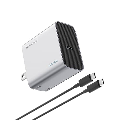 CUKTECH 65W Charger Block, One-Port USB C Wall Charger, Compact and Foldable, Fast Charging Power Adapter for iPhone 16/15/14/13, MacBook Pro/Air, Galaxy S24/23/22, iPad, Pixel, iWatch, and More