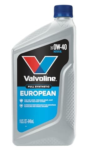 Valvoline European Vehicle Full Synthetic SAE 0W-40 Motor Oil 1 QT