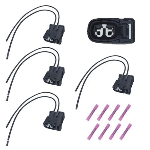 MOMYCAT 4PCS 2Pin Ignition Coil Connector Pigtail Plug 7283822630