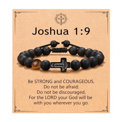 UNGENT THEM Football Accessories Football Gifts for Boys 8-12 Cross Bracelet Christmas Sports Stocking Stuffers Gifts for Kids Teens Teenage Boys 6 8 10 12 13 14