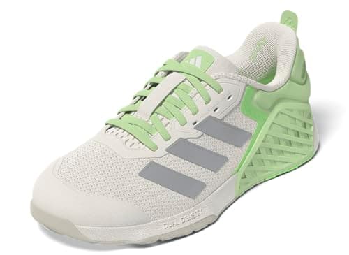 adidas Women's Dropset 3 Training, Halo Silver/Semi Green Spark/Lime Burst, 13