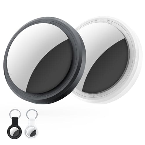 2-Pack Tracker Tags Compatible with Apple Find My (iOS Only), Air Bluetooth Tracker Tags, Smart Keys Finder and Item Locator with Waterproof Case for Wallet Luggage Backpack