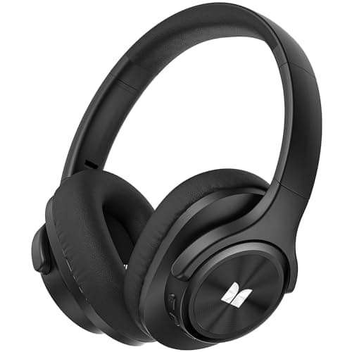 Monster Mission 200 Bluetooth Headphones, Wireless Headphones with 3 EQ Modes, Low Latency HiFi Stereo Foldable Lightweight Headset, 60H Playtime,Deep Bass for Home Office Cellphone PC Ect